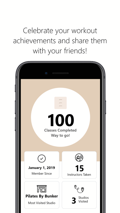 PILATES BY BUNKER iPhone screenshot 6 - Health & Fitness app