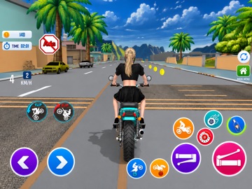 Street Rider Bike Racing Dash