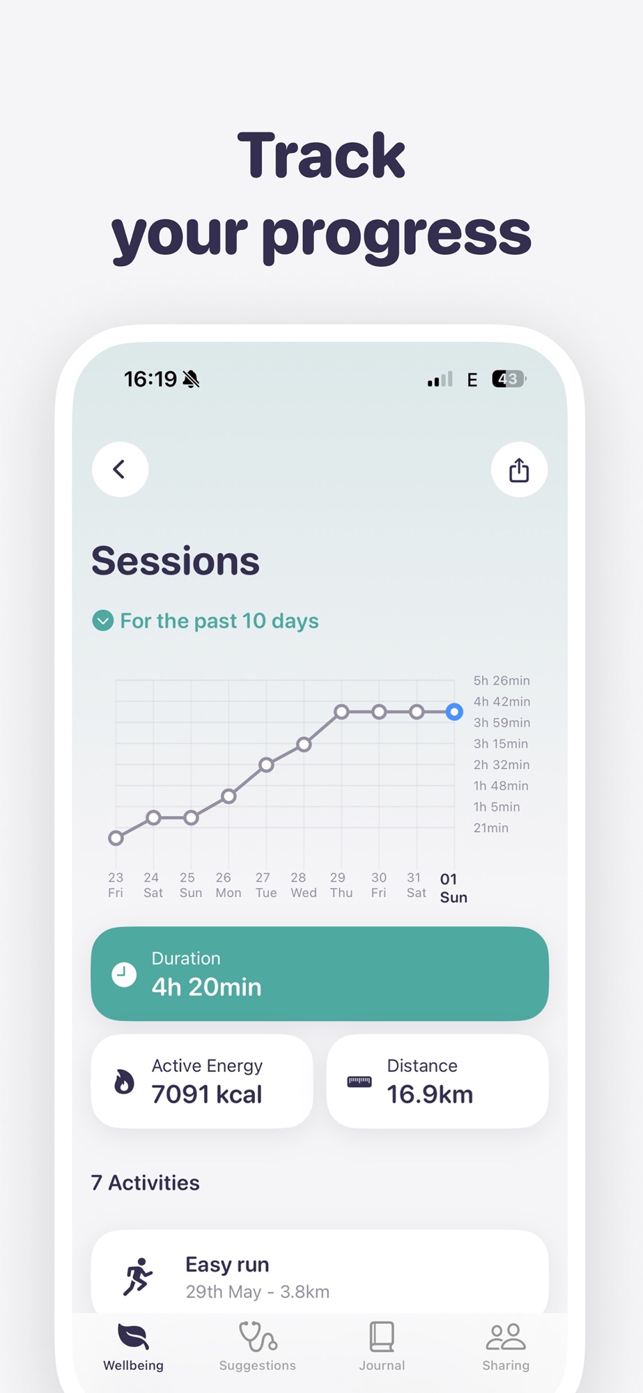 Yoa Health & Workout Tracker screenshot 7