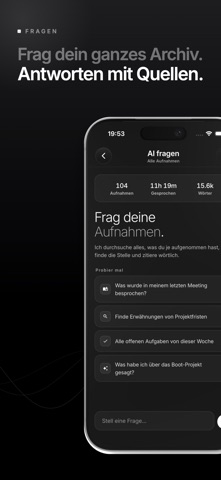VoiceMind – Wissen aus Stimme screenshot