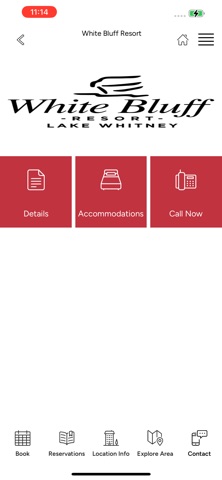White Bluff Resort iPhone screenshot