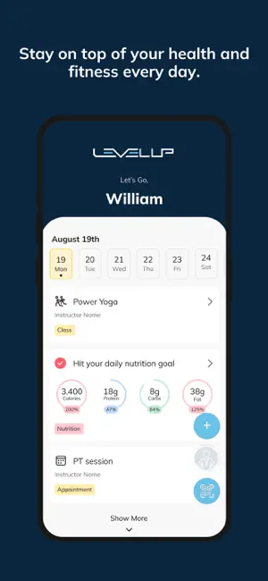 Level Up Health and Wellness screenshot 2