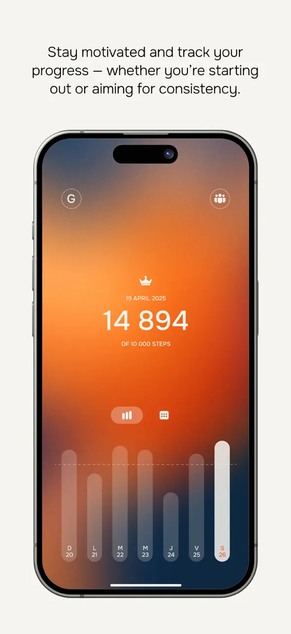 Screenshot #2 pour Gower: Simple Compteur de Pas