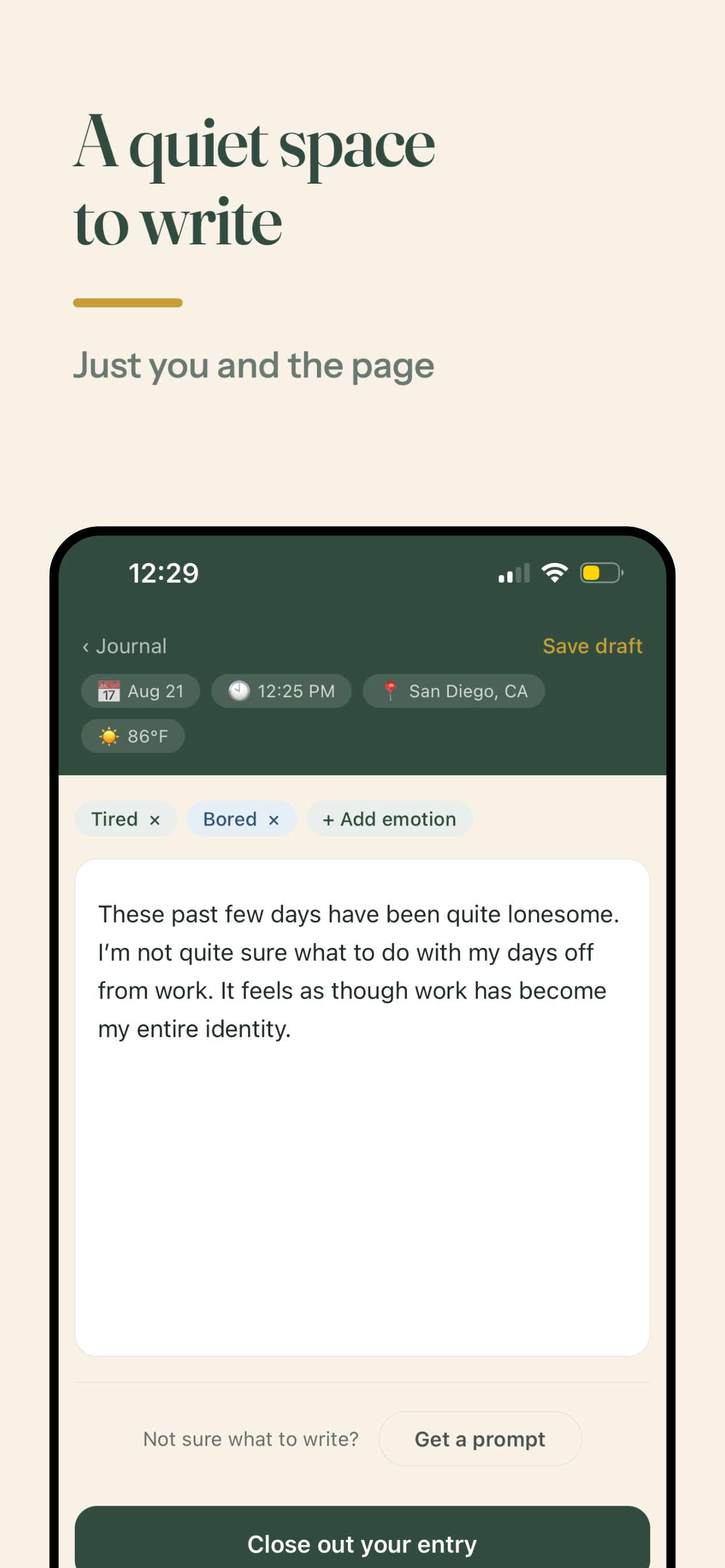 Safe Journal: Private Diary screenshot 2
