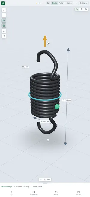 Springs3D Studio screenshot 2