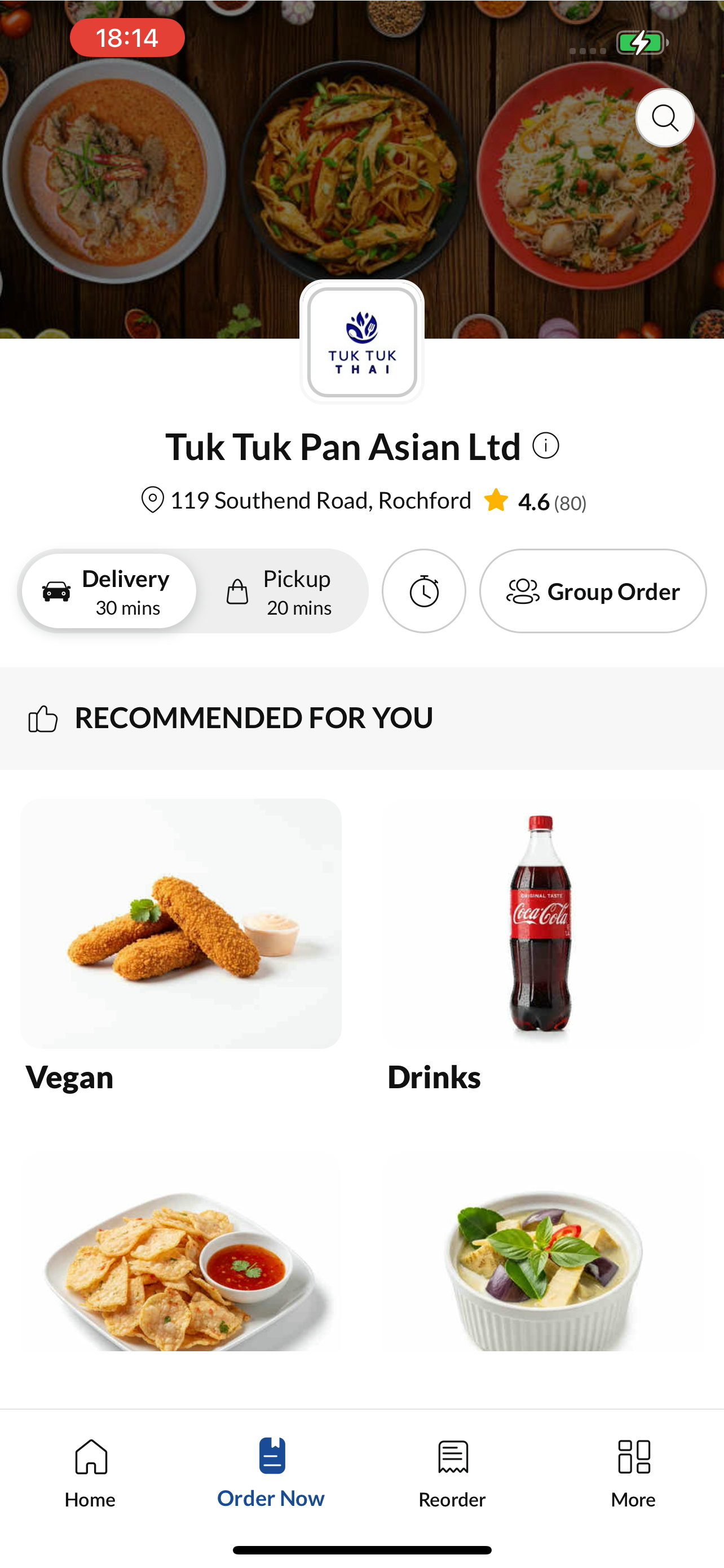 Tuk Tuk Pan Asian Ltd screenshot 3