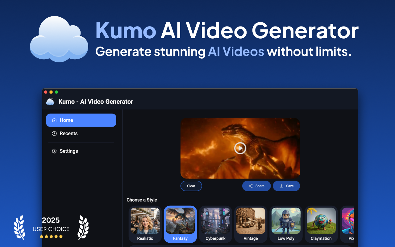 Kumo - AI Video Generator