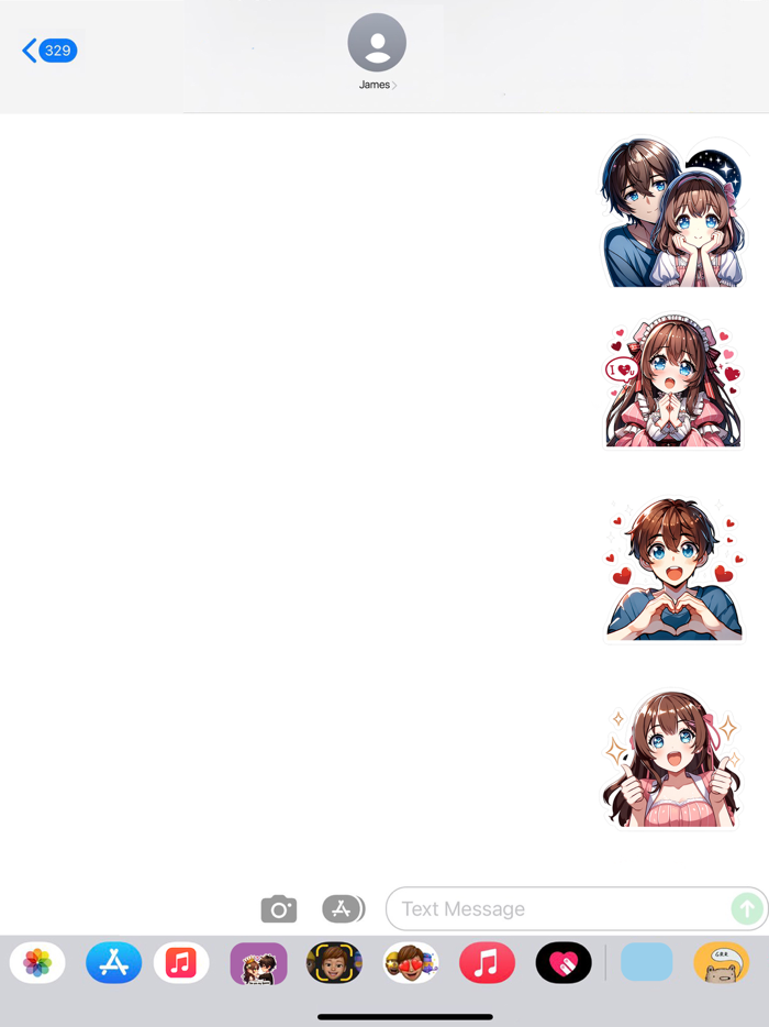 Love Stickers, Kana and Masato