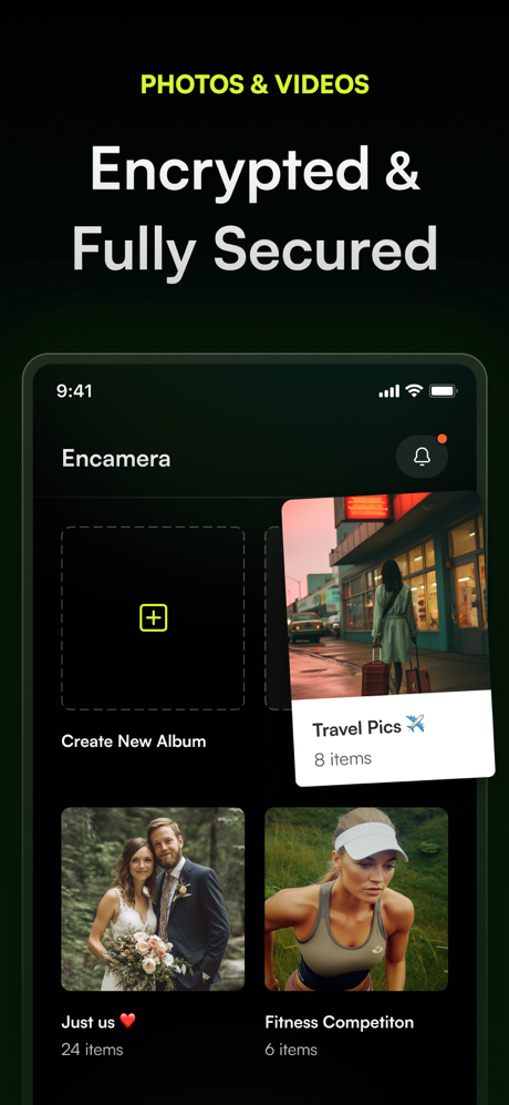 Encamera Encrypted Photo Vault screenshot 1