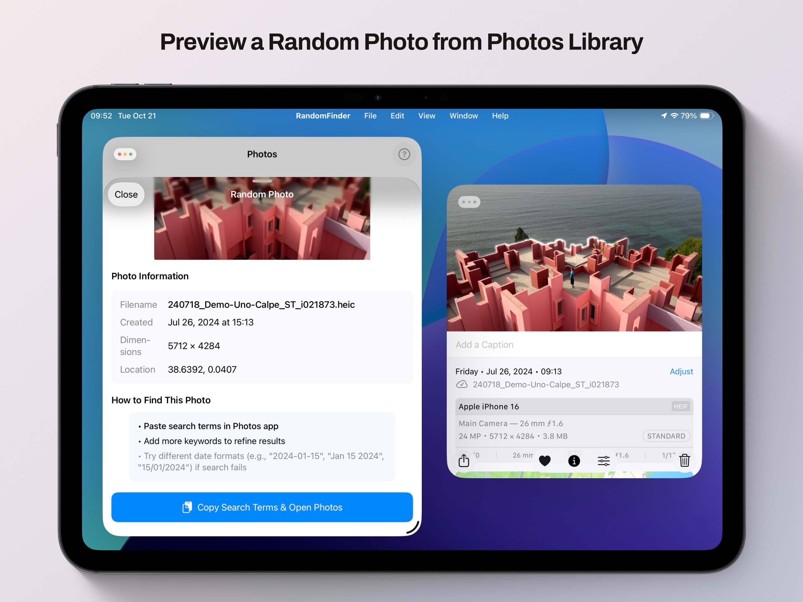 RandomFinder: Files & Photos screenshot 6