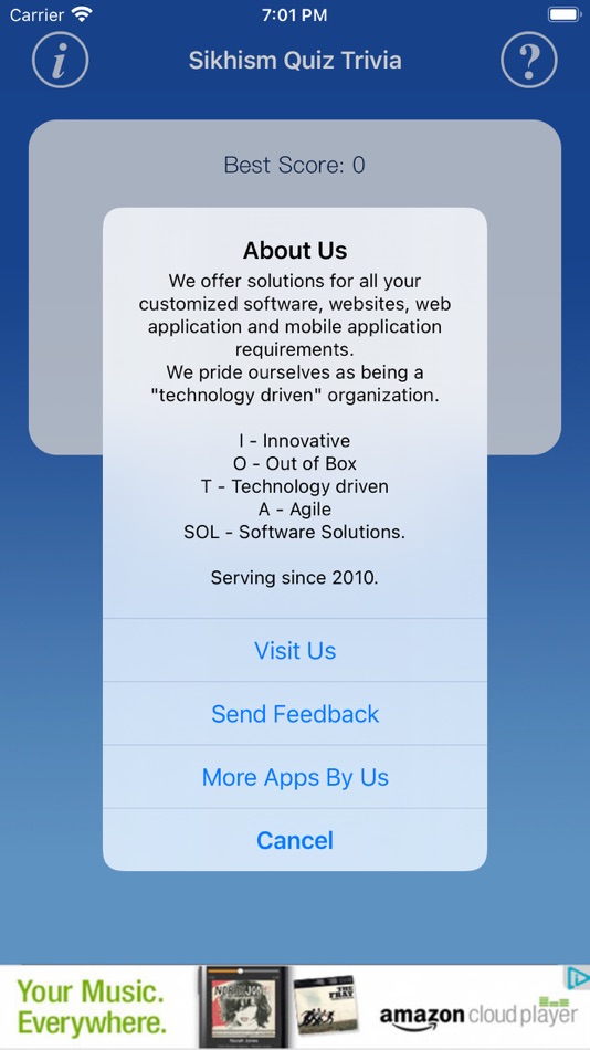 #4. Sikhism Quiz Trivia (iOS) Podle: Iotasol Technologies Private Limited
