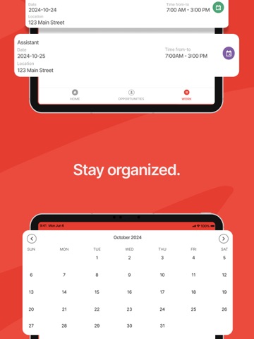 ACCU Staffing iPad screenshot