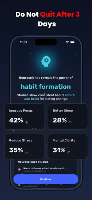 Habit Journey - Stop giving up screenshot 1