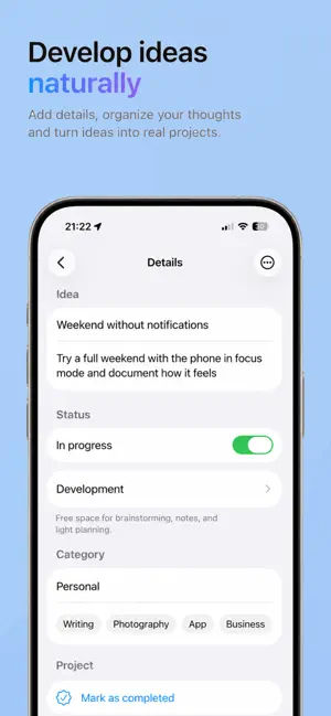iDea - Capture ideas screenshot 3