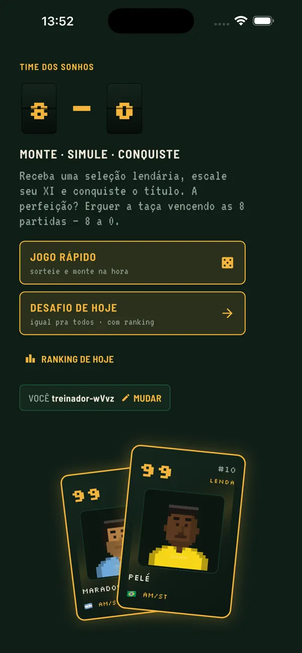 Screenshot #1 pour Oito a Zero: Futebol 7 a 0