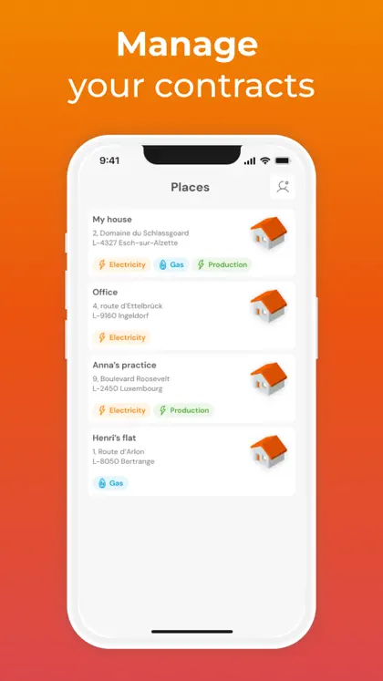 Screenshot 3 di 6 di MyEnovos