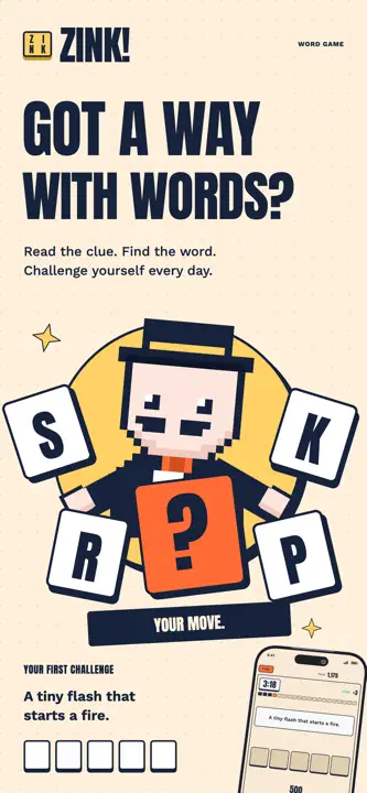 ZINK! Word Guessing Game screenshot 1