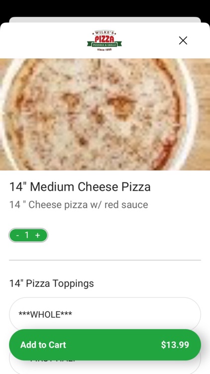 Wilkes Pizzeria and Grille