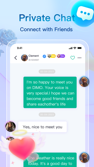 Dimo - Voice Chat Room Screenshot