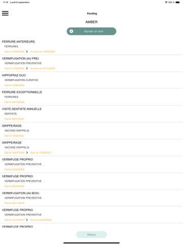 iKavalog-Moniteur iPad screenshot
