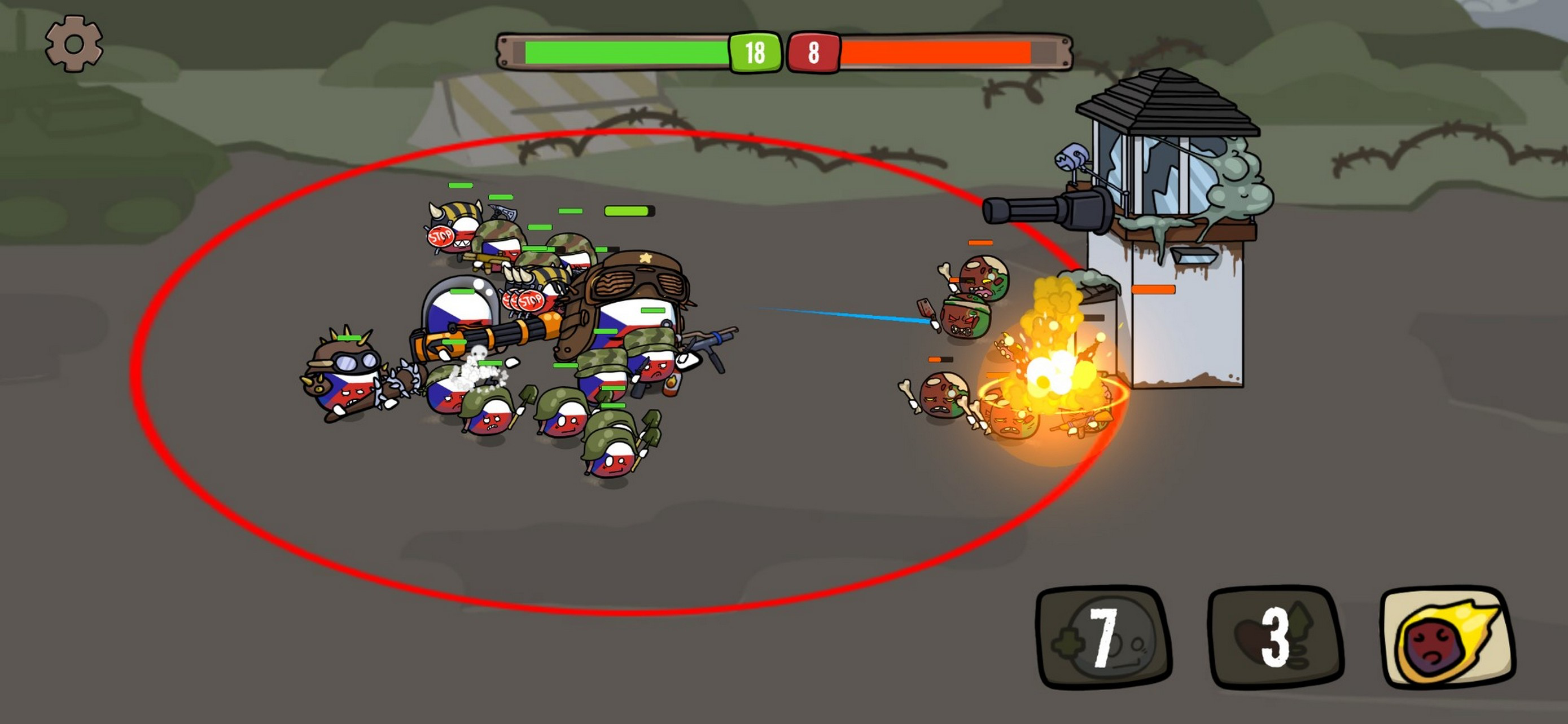 Country Balls: Zombie Rush