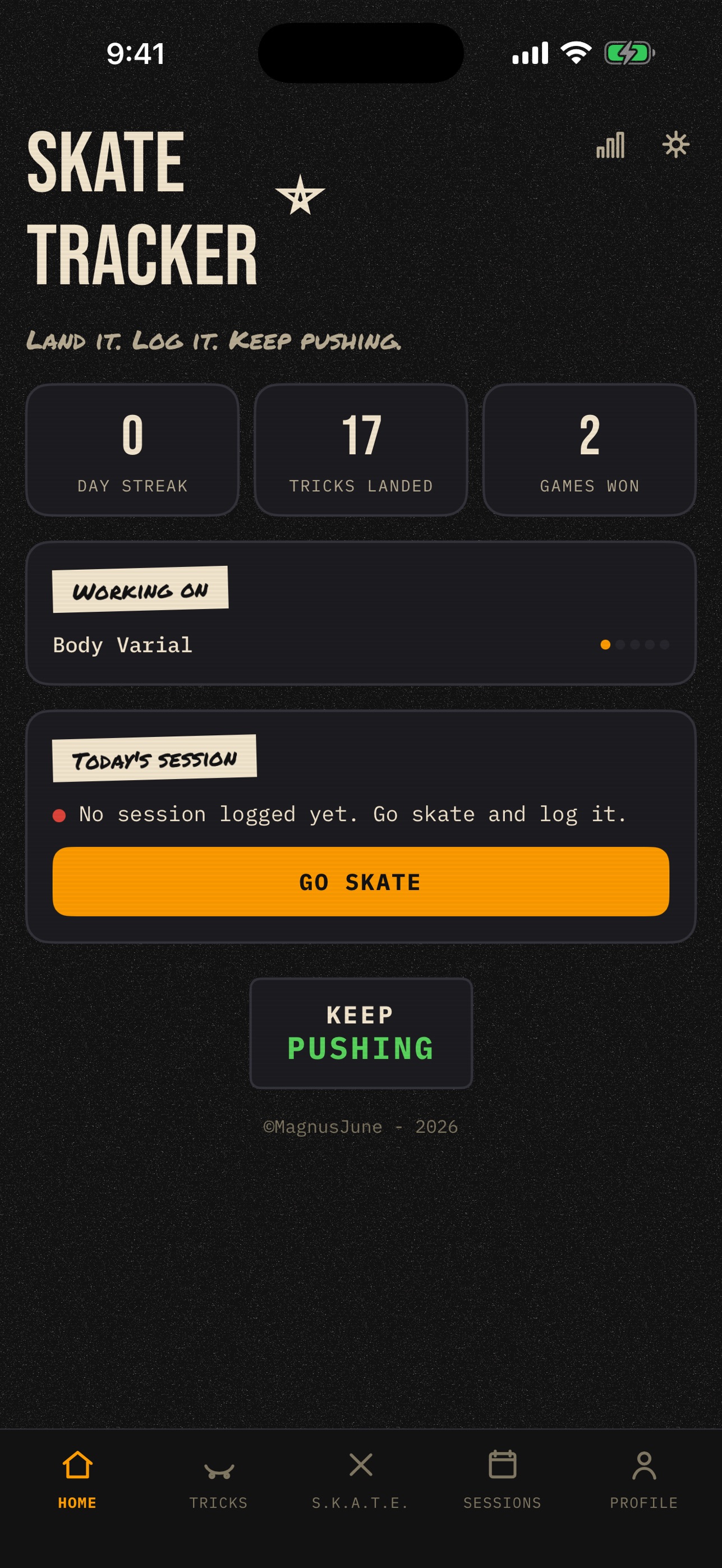 Screenshot 8 of Skate Tracker: Trick Log