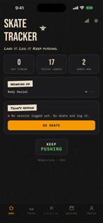 Skate Tracker: Trick Log screenshot 8