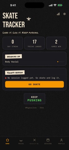 Skate Tracker: Trick Log Screenshot 8 of 10