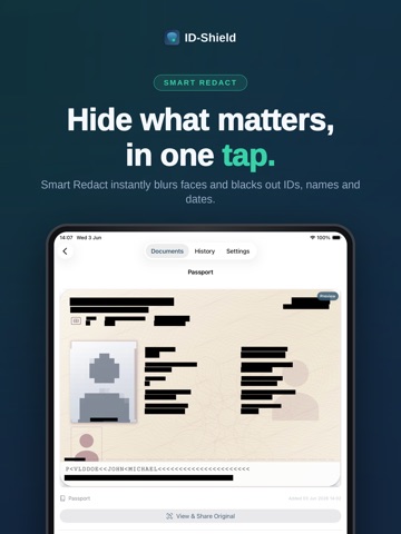 ID-Shield - Keep IDs Secure iPad screenshot