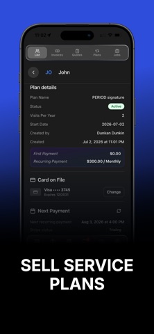 Blueworks CRM screenshot