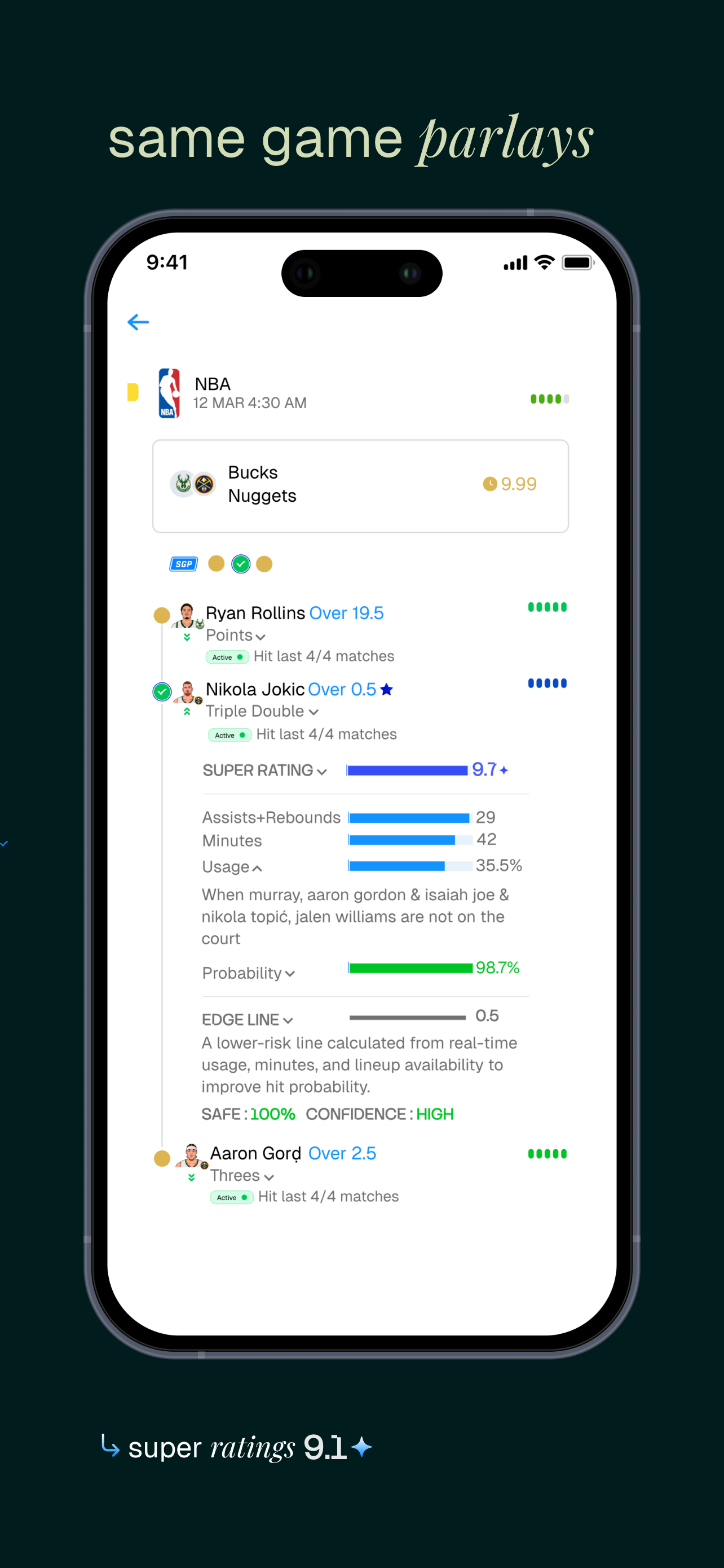 Kickff: Picks & Parlays