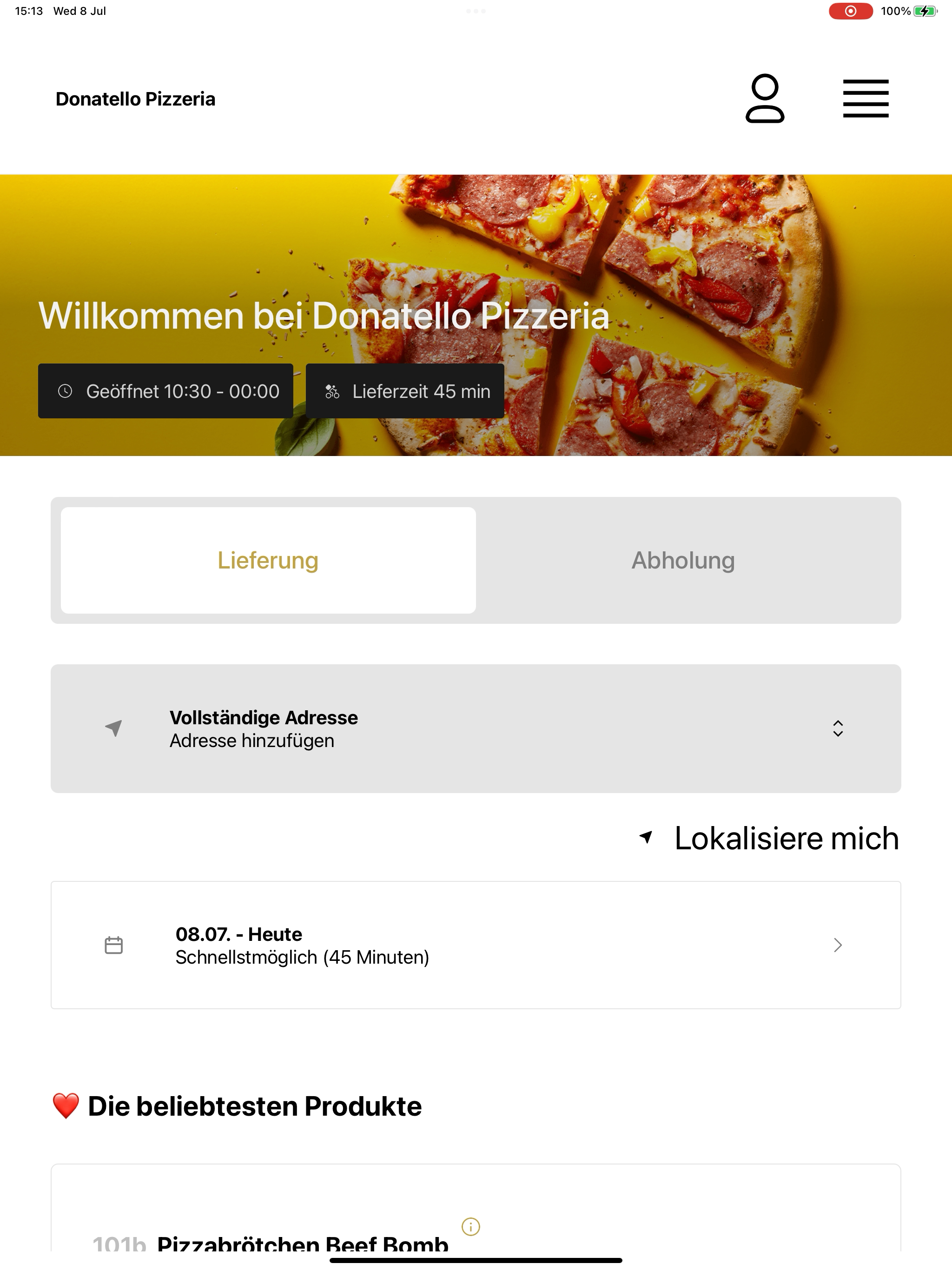 Donatello Pizzeria screenshot 17