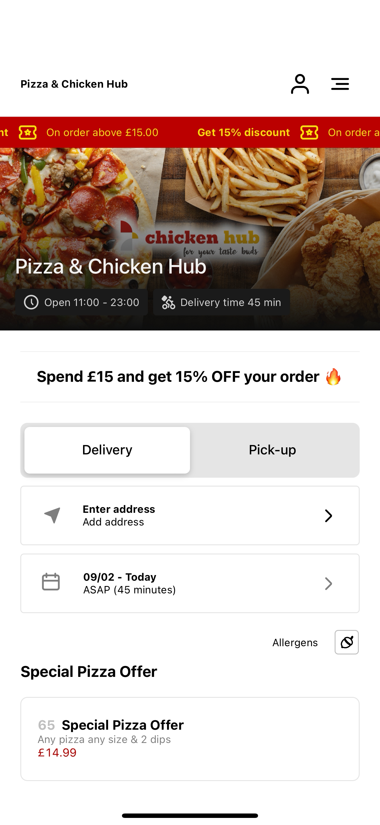 Pizza & Chicken Hub