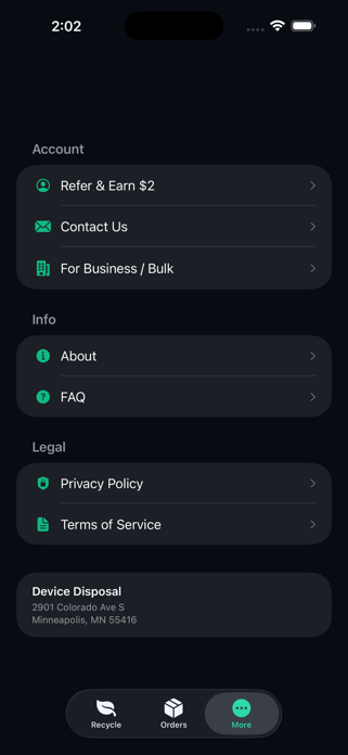 Device Disposal Screenshot 4 of 4