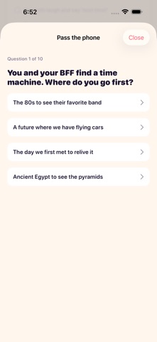 Bestie: Friendship Quiz iPhone screenshot