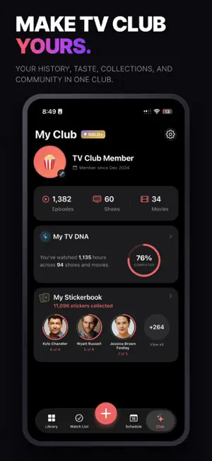 TV Club: Movies & Show Tracker screenshot 8