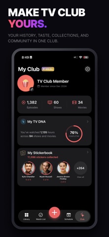 TV Club: Movies & Show Tracker iPhone screenshot 8