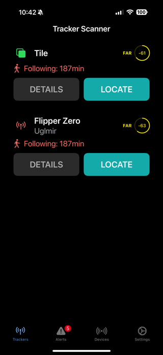 Tracker Detector Screenshot 1 of 9