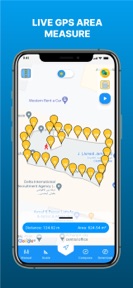 GPS Land Area Measure Live screenshot