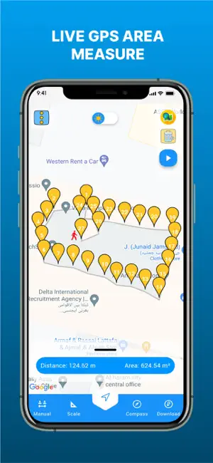GPS Land Area Measure Live screenshot 2