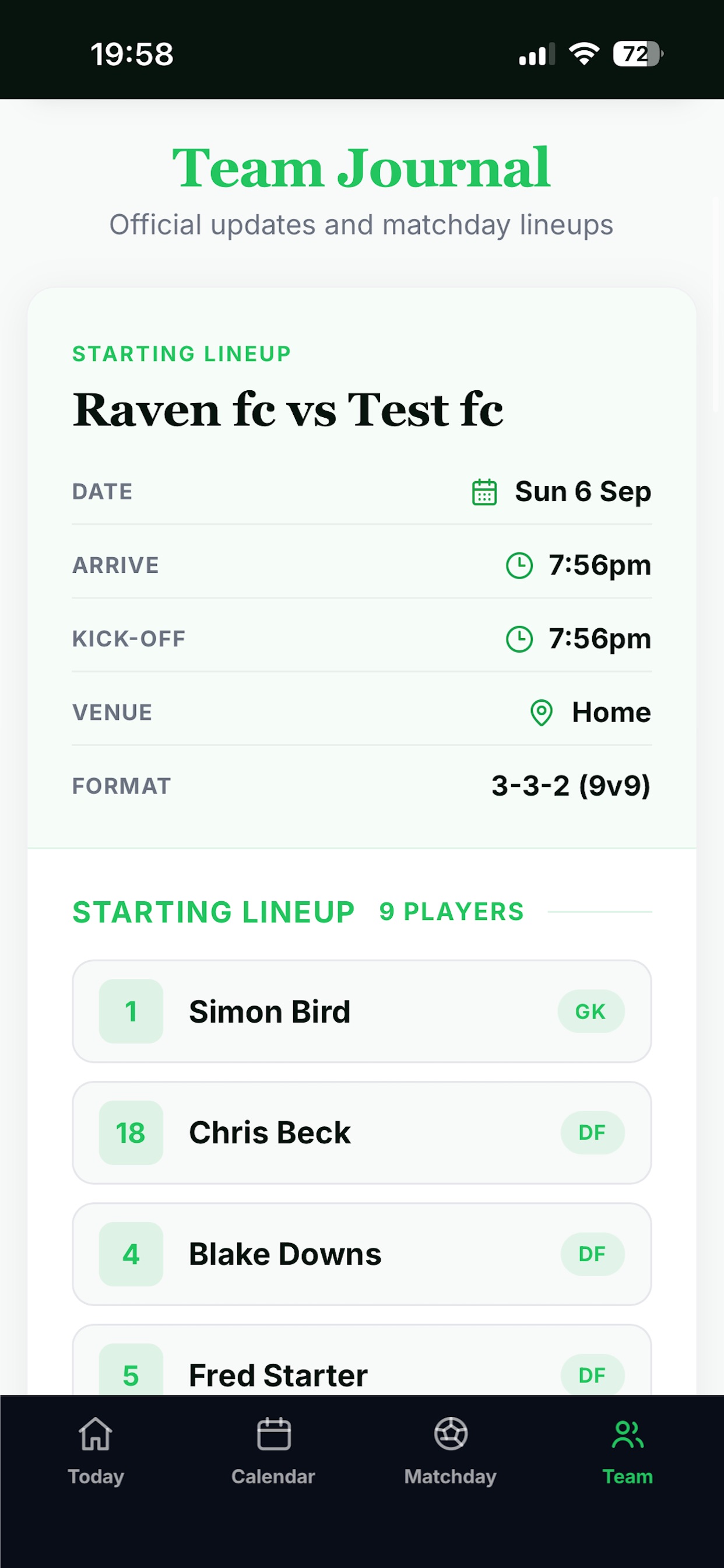 Screenshot 1 of Coach hq - Grassroots Football