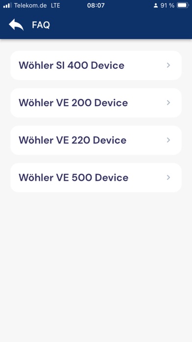 Wöhler Smart Inspection Screenshot