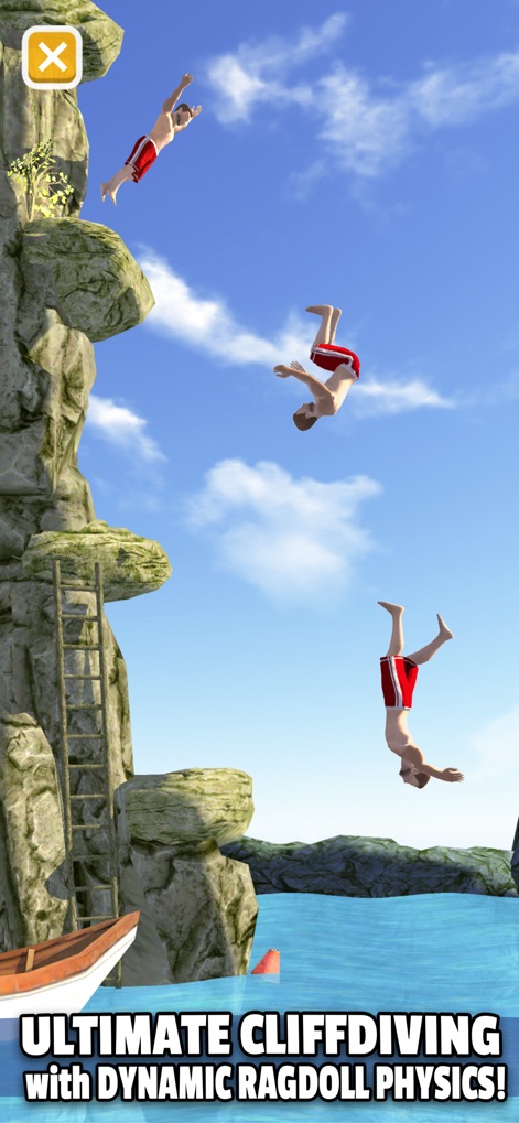 Flip Diving - Dynamic Dive Physics