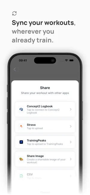 ErgScan - Rowing Workouts Log screenshot 4
