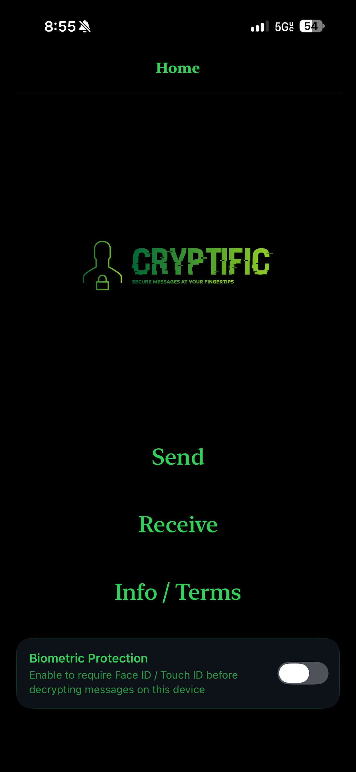 Cryptific: Private Messages