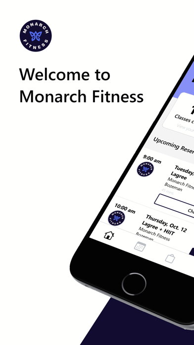 Monarch Fitness iPhone screenshot 1 - Health & Fitness app