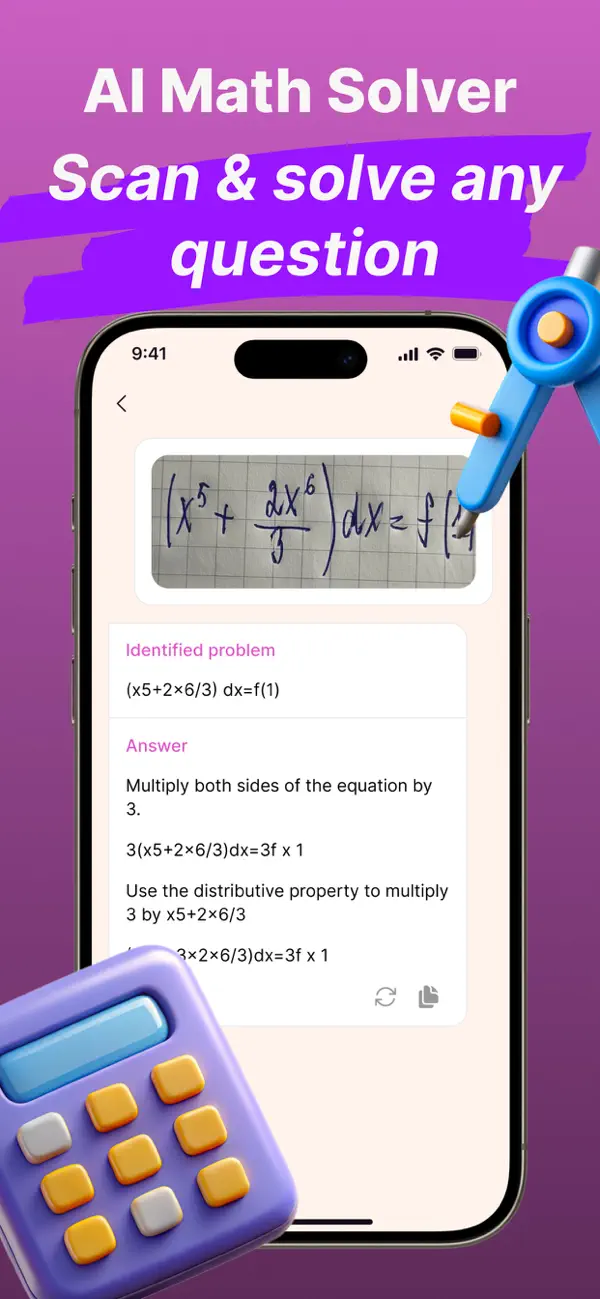 #1. solve math problems (iOS) Podle: Thinkabout