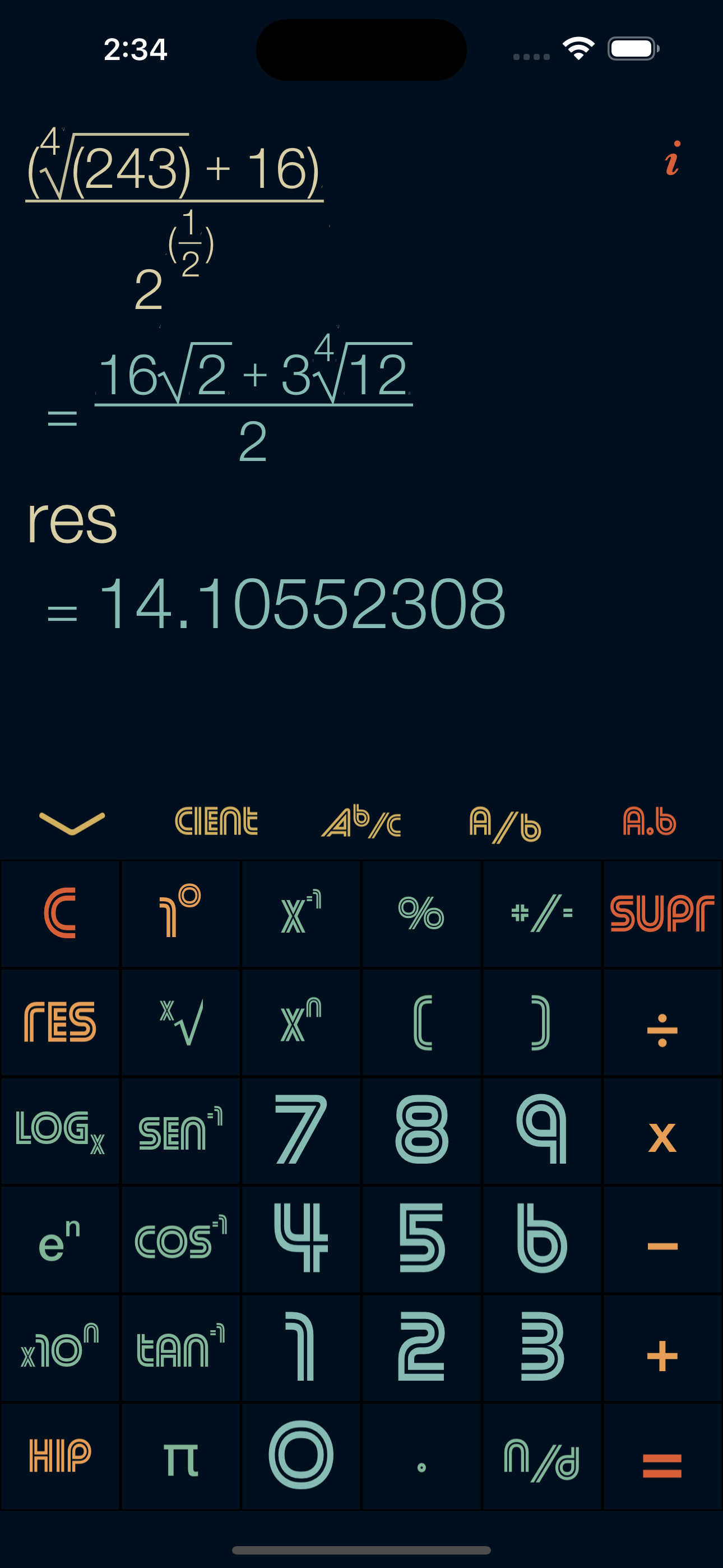 jCalc – Calculadora Científica