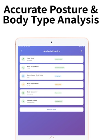 Body Ratio AI iPad screenshot