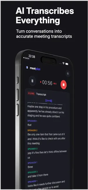 AI Meeting Notes - MeetPilot screenshot 2